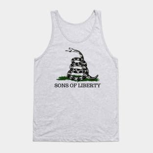 Sons of Liberty - Patriot Flag - Don't Tread on Me Tank Top